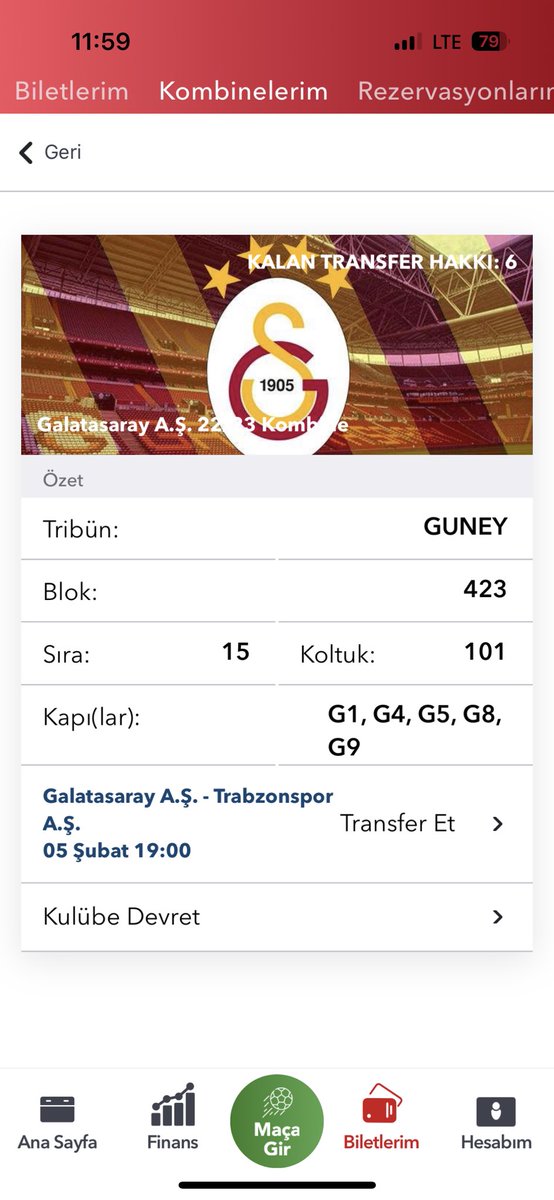 bakrmuhammet's tweet photo. Galatasaray Trabzon güney üst mevcuttur almak istiyen mesaj #biletdevir #biletdevret #Galatasaraybilet #Galatasaray https://t.co/yGEuITYpT8