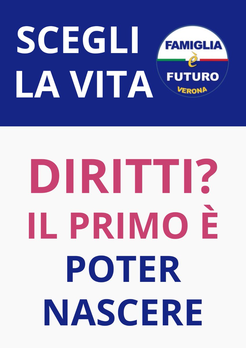 FamigliaFuturo's tweet image. Domenica 5 febbraio 2023 si celebra in Italia la 45° Giornata per la Vita sul tema "La morte non è mai una soluzione."
Dalla parte della VITA, sempre.
#giornataperlavita #famigliaèfuturo