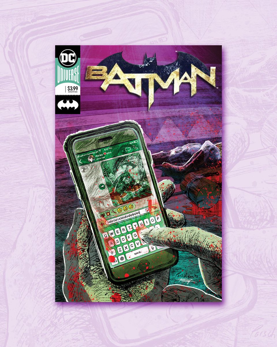 #Batman Cover sample 10/10 – Smartphone Joker

Line art: me
Colors: <a href="/FrancescoSegala/">Francesco Segala is on Bluesky</a>