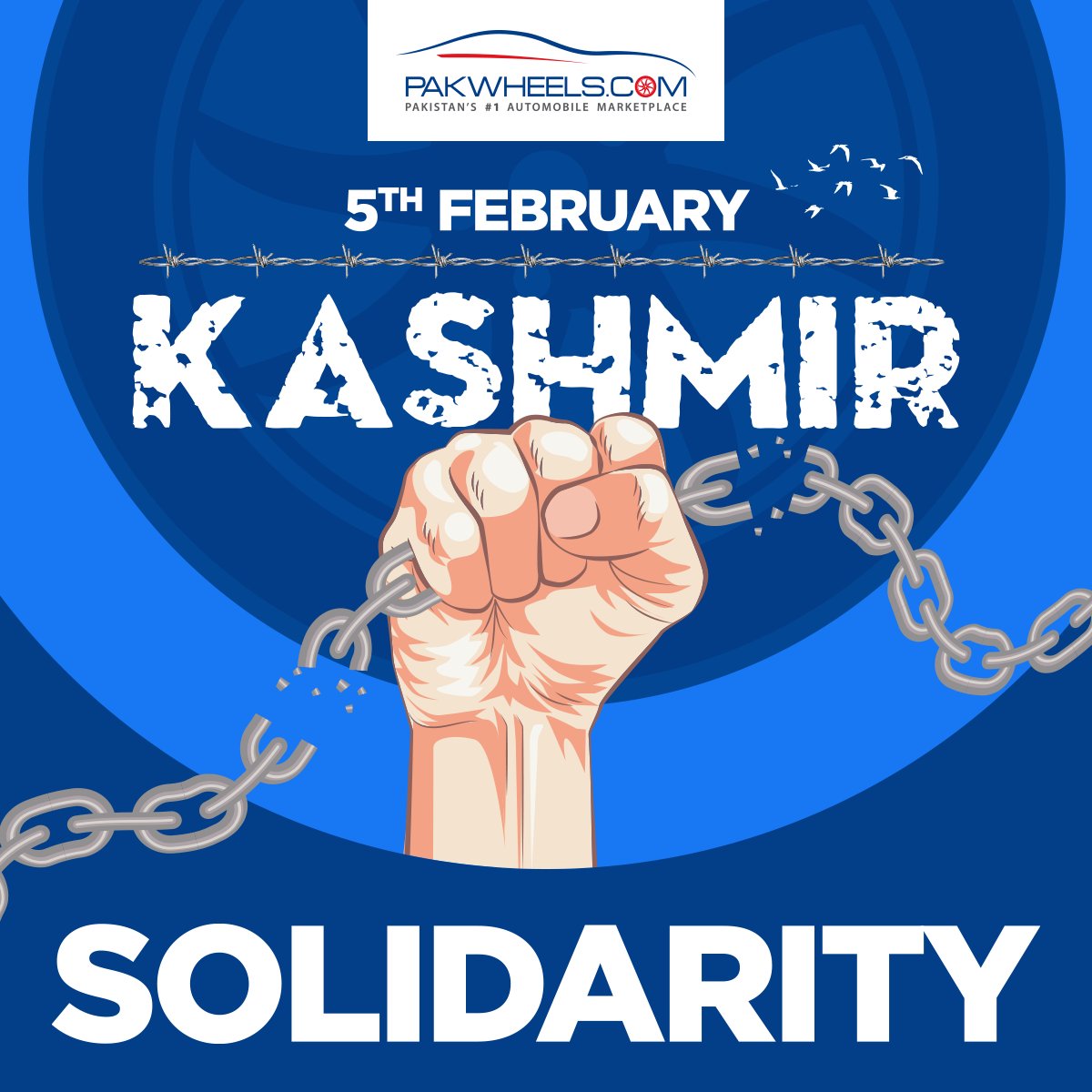 We dream of an independent Kashmir.

#PakWheels #5thFeb #KashmirDay