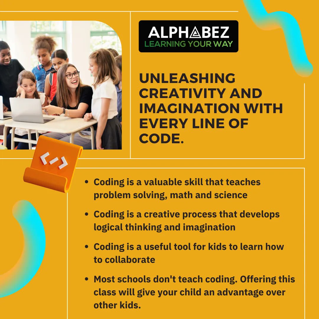 alphabez2022's tweet image. #CodingForKids #CodeEd #KidsWhoCode #KidCoder #CodeLearning #YoungDevelopers #GirlsWhoCode #FutureProgrammers #TechEducation #ProgrammingForKids #CodingIsFun #LearnToCode #NextGenCoders #CodeEducation #STEMEducation  #alpahabeZ #CodingChallenge #parents #parentschoice