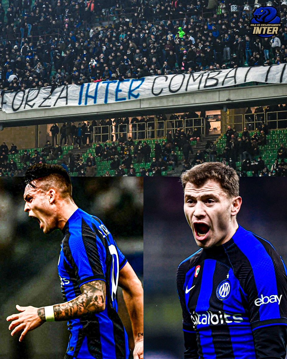 SoloEsclusivInt's tweet photo. Testa alta, petto in fuori, paura di nessuno. FORZA INTER COMBATTI! ⚫️🔵

📸: @inter https://t.co/lxWlydlxfl