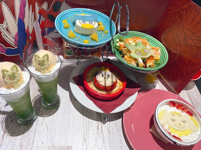 しんりんさん とポケモンカフェいった〜!! 