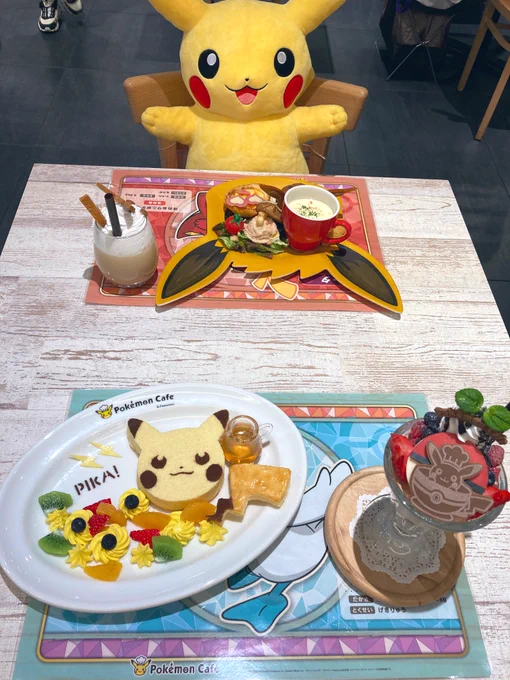 しんりんさん とポケモンカフェいった〜!! 