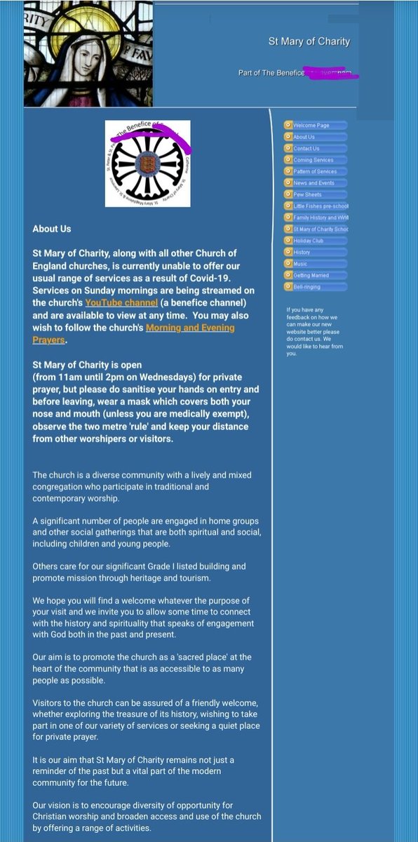 StJohnCareless's tweet photo. Oh wow.
Have I been away too long?

Church website designers: CHECK your websites for mobile optimisation!
(And remember to update it post-covid!!)

#stmaryofcharity
@DisabilityJ @inclusivechurch https://t.co/gxhkzxnYMV