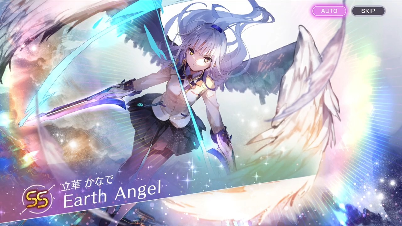 ヘブンバーンズレッド×Angel Beats! 　ヘブバン　複製原画　立華かなで ヘブンバーンズレッド公式 on X: 