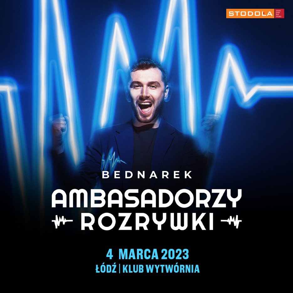ddlodz's tweet photo. Już w marcu koncert #KamilBednarek w łódzkim klubie #Wytwórnia  Organizatorem wydarzenia jest @klubstodola  a na naszej stronie znajdziecie też konkurs w którym do zgarnięcia są zaprosenia na to wydarzenie. https://t.co/xiQKflDvM9 https://t.co/U0mVL5fMpF