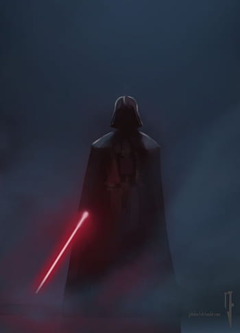 The dark lord breathed deeply through his respiratory system as he stood between the mist and the darkness around him, lightsaber ignited.

"You dare defy the empire? It will be your undoing."

He answered, staring at the reader from the darkness.