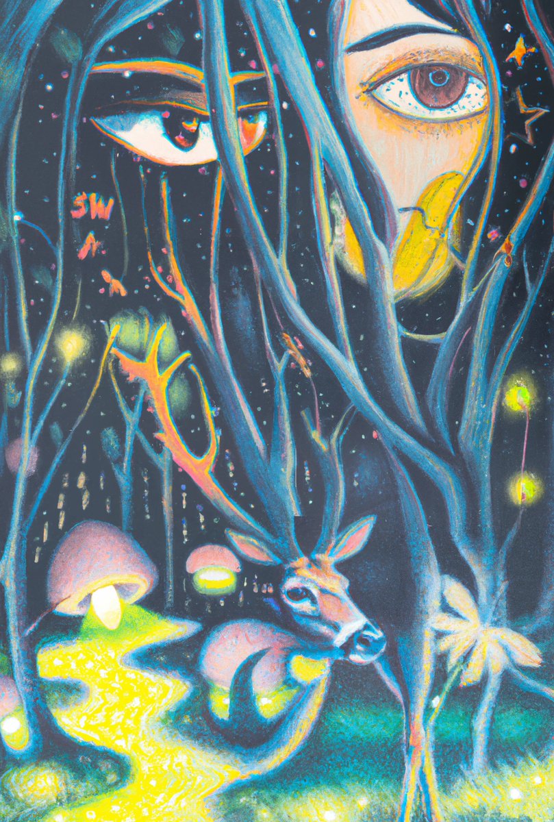 bloomingvisions's tweet image. Artwork created for @ClaireSilver12&apos;s 3d AI contest. I was going against the argument that &apos;all AI art looks the same&apos;. I used DALEE-2 as my only tool to explore visual styles with the program.

Listed at Bloomie Plays - 0.075ETH (Link in Tweets)