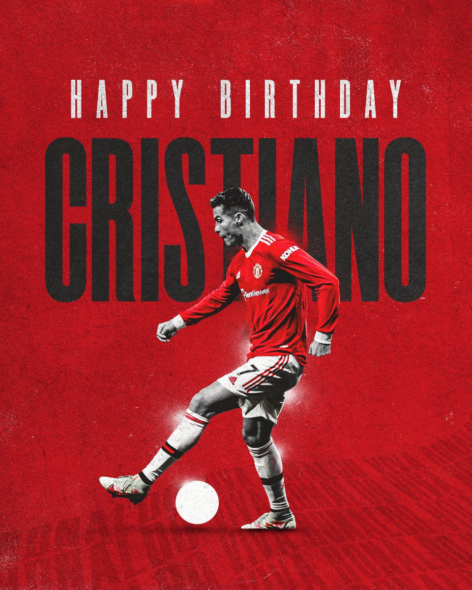 sreeshuchiha's tweet photo. Happy birthday to the GOAT. Always inspiring. #CR7𓃵 https://t.co/NflRX4tEtz