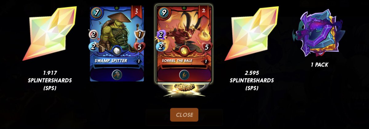 imRiLTV's tweet photo. Chaos pack for lender. 2 Legendaries for me. Yeah!
#NftyArcade #splinterlands https://t.co/9ShVzboPCu