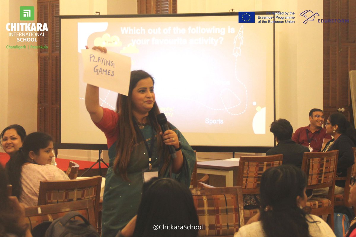 chitkara_school's tweet image. Dr Honey Chitkara, Principal of Chitkara International School &amp;amp; Associate Director, Chitkara International School, Chandigarh &amp;amp; Panchkula and Ms Dolma Pathela, Quality Evangelist (Manager) &amp;amp; English Coordinator, helmed an session for teachers , at the EDUREFORM&apos;S
#edureforms #CIS