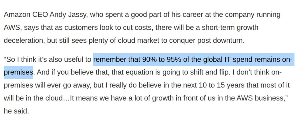 I sometimes get asked "but isn't everyone already in the cloud?"