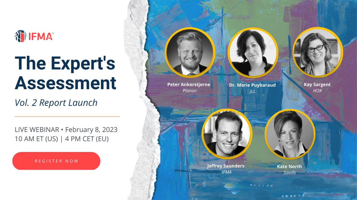 IFMA's tweet photo. We're excited to share that we'll be hosting a live webinar on February 8 at 10 AM ET (US) | 4 PM CET (EU), where we'll be discussing the results from IFMA's Experts' Assessment test real-time Delphi survey.

Register today: https://t.co/nJfYQjXESR https://t.co/3ZpNTbZc7Z