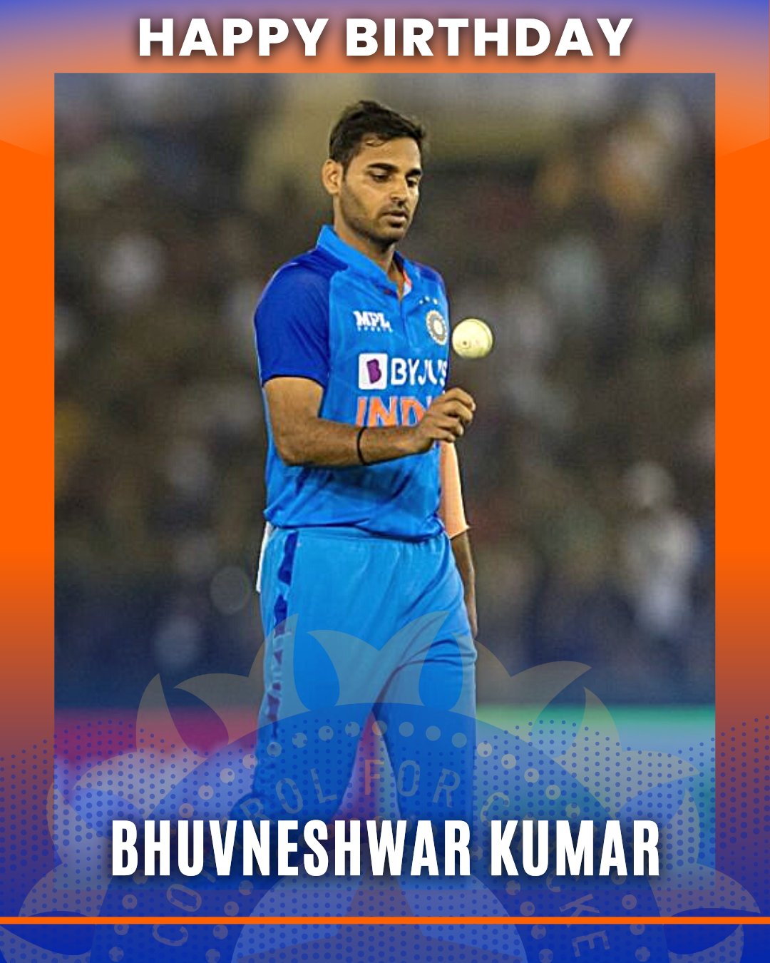 Wishing Bhuvneshwar Kumar A Very Happy Birthday  
