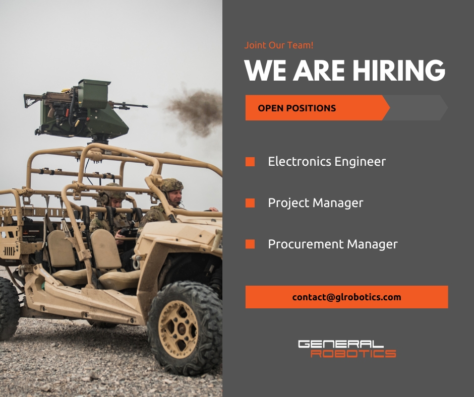 We are hiring, come join our A-Team!

Please send your CV to: contact@glrobotics.com

#hiringnow #engineers #projectmanager #procurementjobs #technicians #hiring #projectmanagement #openpositions