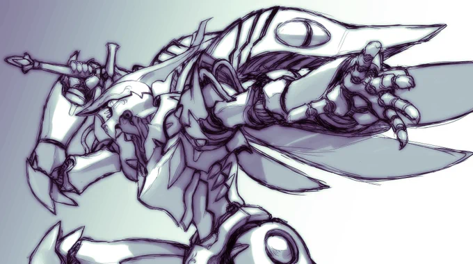 一連の絵を描くきっかけになった絵。 