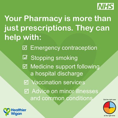 If you have a minor illness your GP practice may refer you to pharmacist for a convenient, same-day consultation
Please help the NHS by getting the right care at the right time.
Think #111First or contact your GP, pharmacist, dentist, or A&E if necessary.