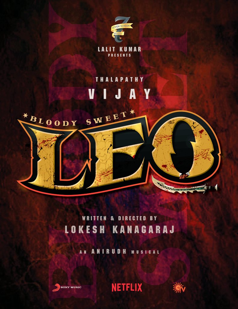 Navaras19150699's tweet photo. Designed for Leo 🦁
To only Vijay Anna
#Thalapathy67 
#Leo 
#Vijay https://t.co/8cHMrEDlMg