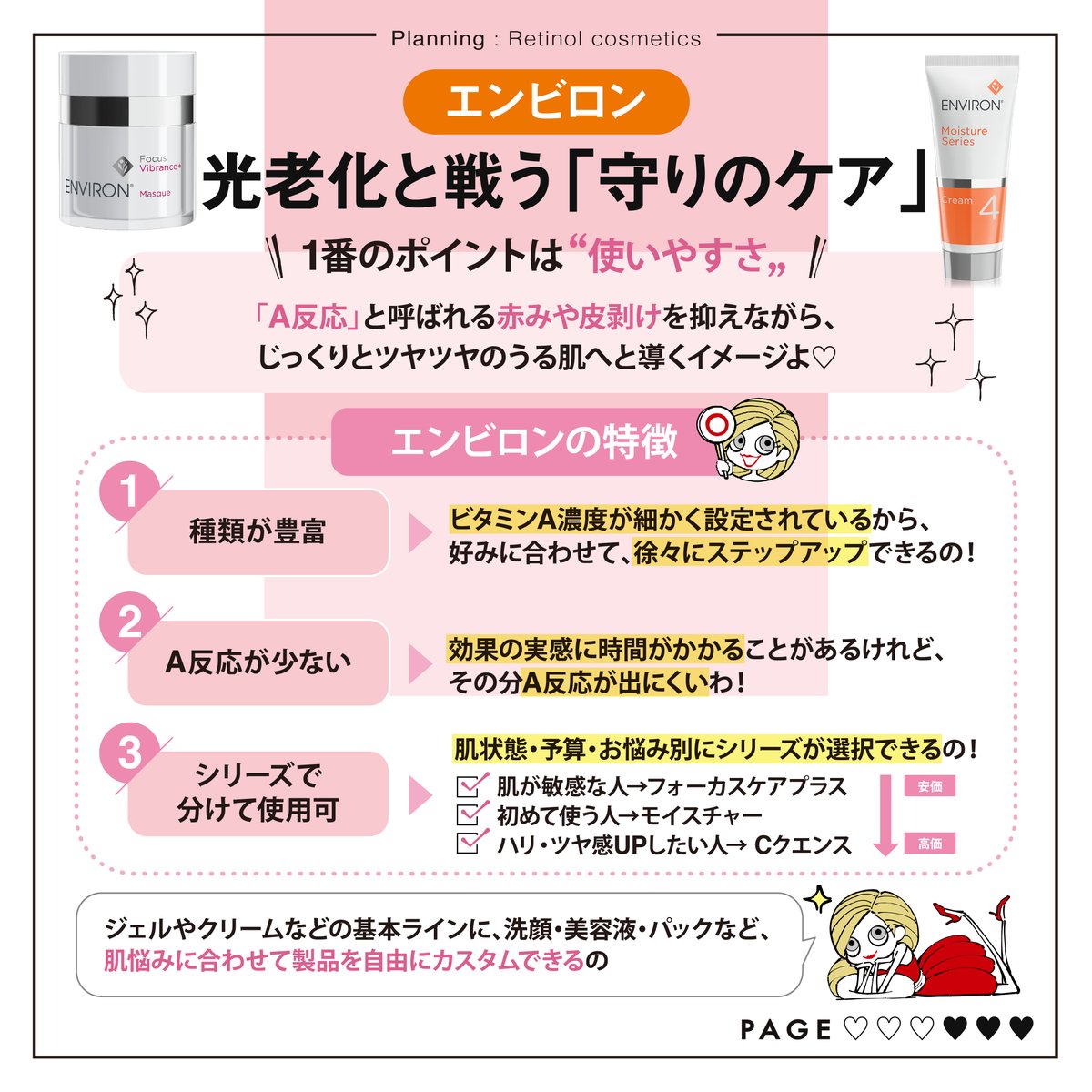 おまとめ　エンビロン 徹底比較】エンビロンとゼオスキンの特徴3つ！ ◽️エンビロン ➀種類