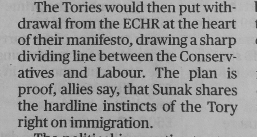 nazirafzal's tweet photo. You know that thing, the Human Rights Convention (ECHR), that the U.K. largely drafted after WW2 which has ensured that nazism &amp; fascism cannot return - the Tory Govt want to get rid of it
Be warned https://t.co/4cVJZPgsvL