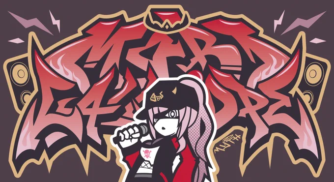 久しぶりのFAグラフィティ×イラストに挑戦しました#callillust 