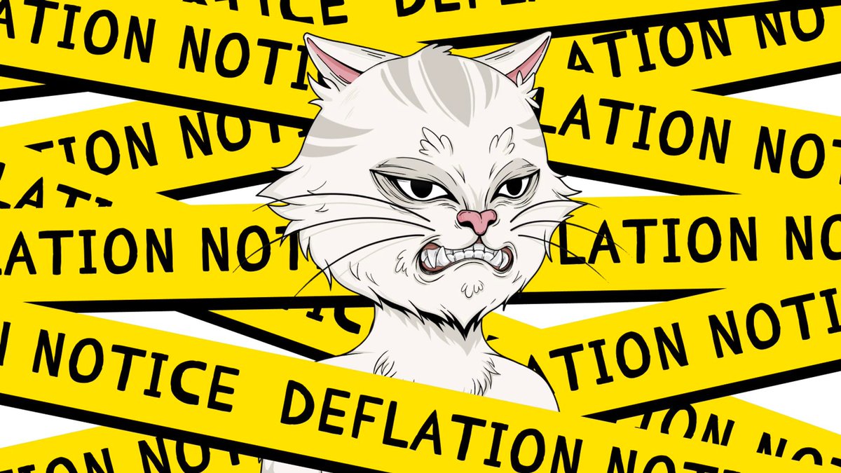 angrycat_nft's tweet photo. Meow!!! 
The deflation of W-ticket will start on Feb 14, 2023 with deflation rate of 20%. The balance of W tokens will be affected as well. Please claim or withdraw your W tokens before the deflation starts to avoid any unnecessary loss.
#angrycat https://t.co/jiKJFaJDad