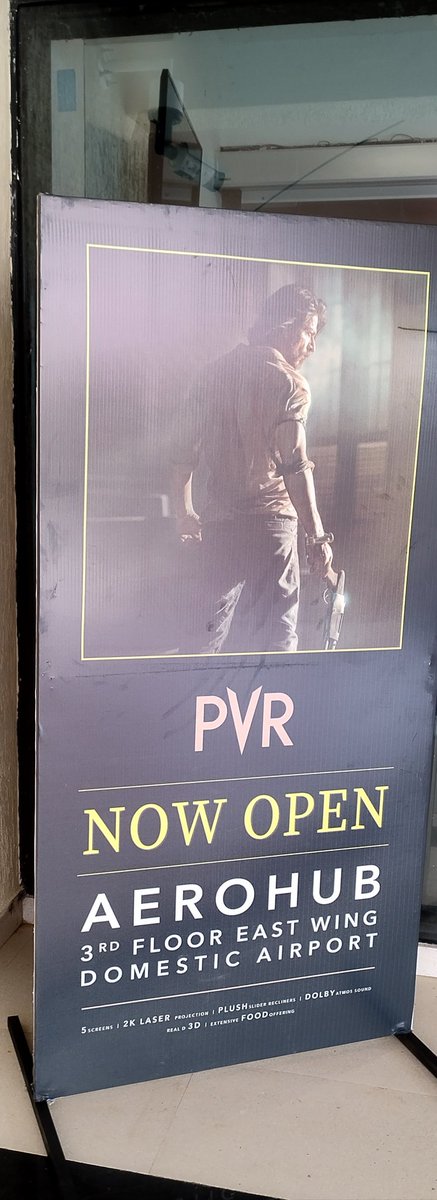 cinemaismylove's tweet photo. #PVRAerohub 5 Screens Multiplex from #pvrcinemas is Located Nearby #Tirusulam Railway Station / Metro Station & Opposite Building of #Airport, It's #Aerohub Mall Currently Under Construction, Snacks Rates are Extremely High, So Plan Accordingly 👍
#Pvr #Aerohub #Chennai https://t.co/LdSVsiHjST