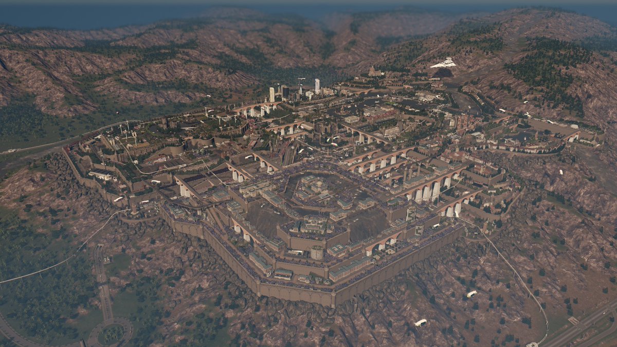 Cykoop1's tweet photo. #CitiesSkylines @ColossalOrder  This is one of my craziest cities. 🤠 https://t.co/fnaWI3ElpW