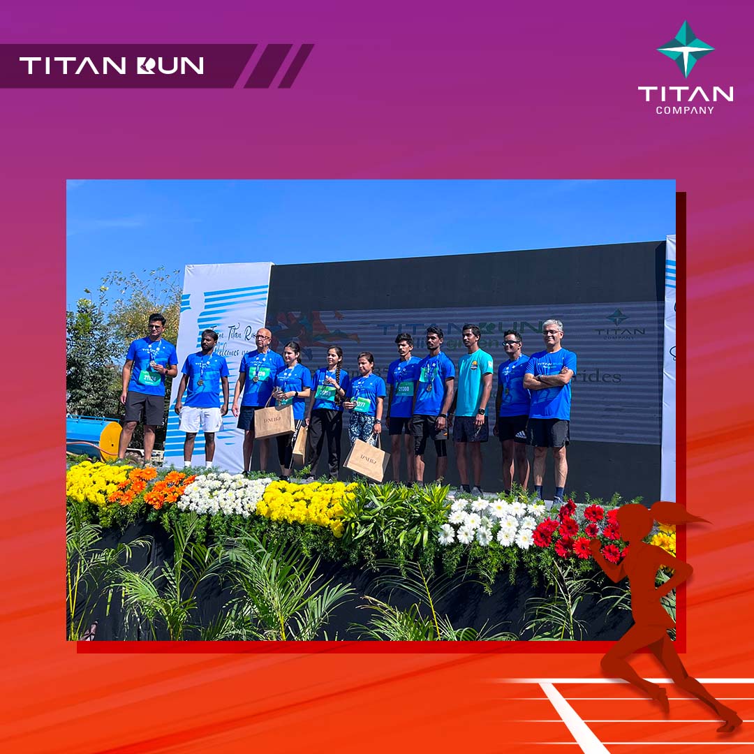 TitanCompanyLtd's tweet photo. #TitanRun #Runners #Fitness #Marathoners #RunForSustainability #AnnualEvent #StayFit #LifeAtTitan #LiveGreen https://t.co/hhqPIXETHS