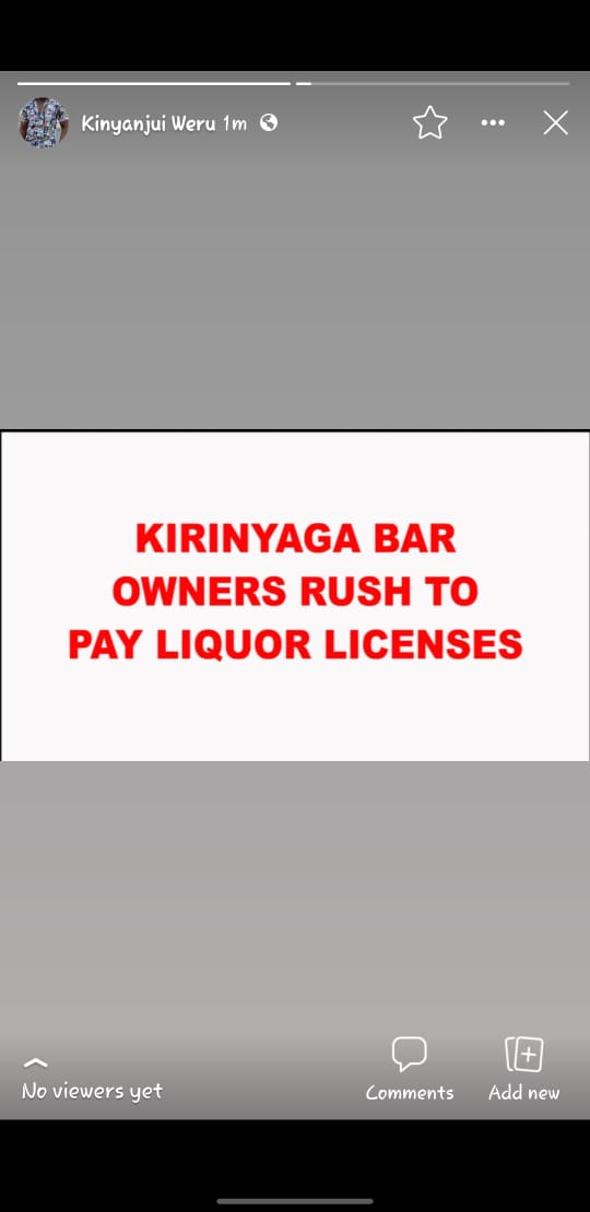 #wirawarie
Bar owners in a rush to pay their license