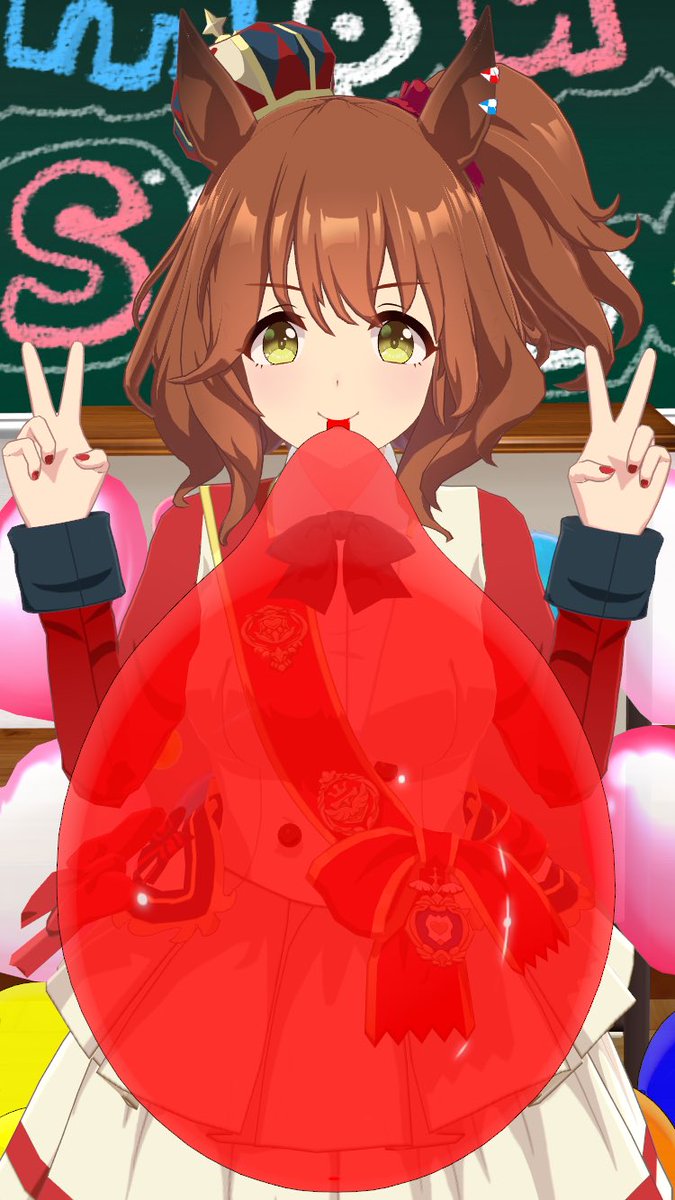 balloonmmd's tweet photo. ShiniNetさんが作成したアストンマーチャンをお借りして作ってみました。
ふわふわしていて可愛いですね！ https://t.co/Jwaj0xX3QI