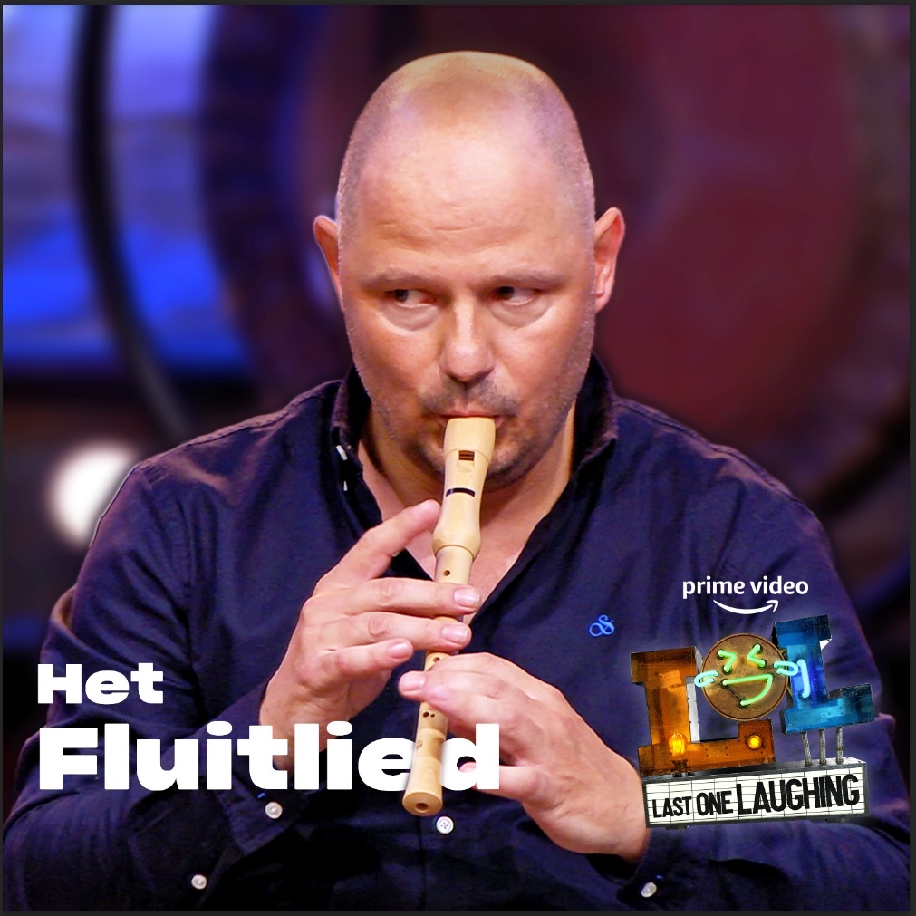 primevideonl's tweet photo. 🎵 Het officiële lied is uit. Nu kan iedereen lekker spelen op zijn fluit. 🎵
#LastOneLaughingNL #Fluitlied https://t.co/jIxaqiN6gy