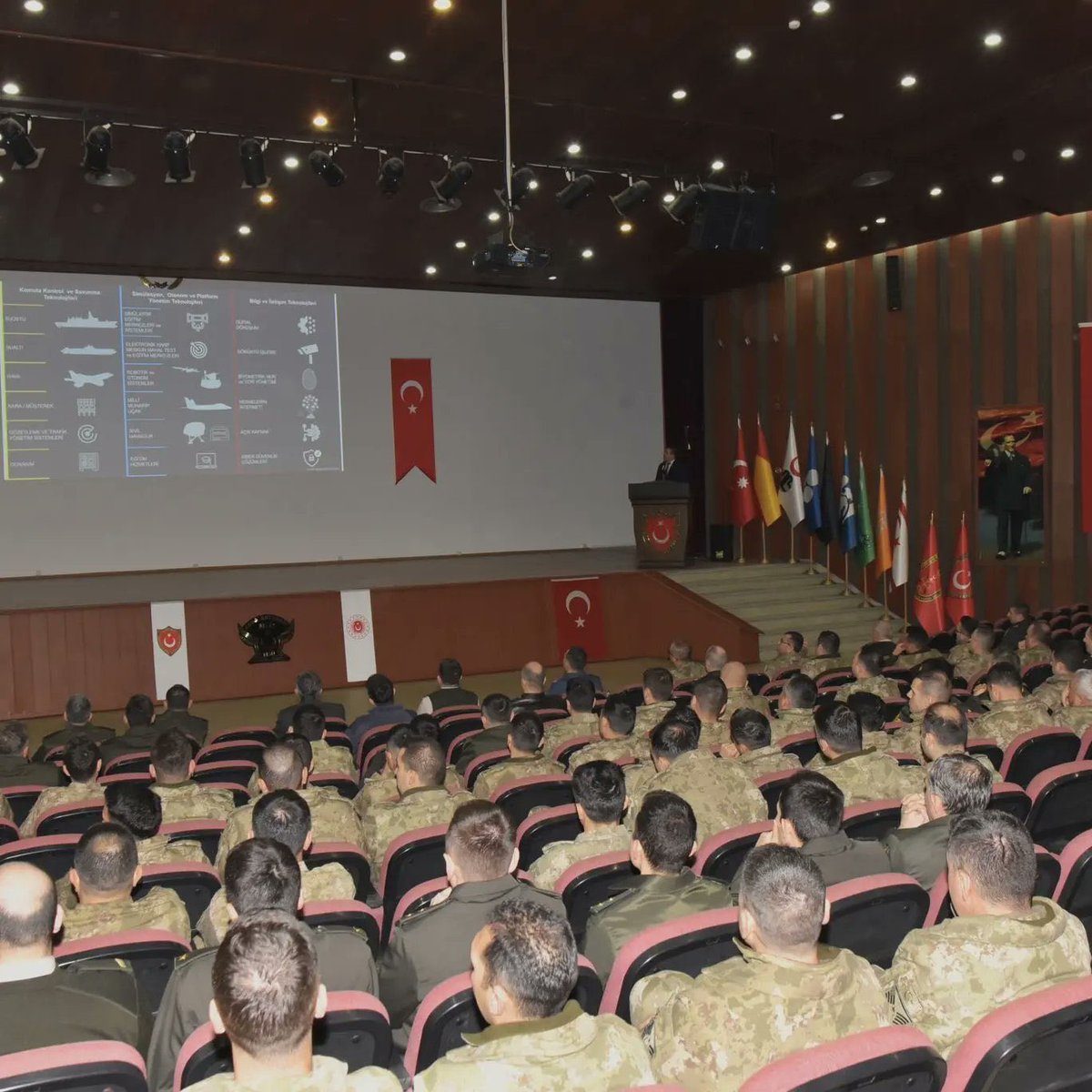SavunmaTR's tweet photo. 📌🇹🇷 #HAVELSAN'ın #ASGER ürün ailesinin üyesi Holografik Taktik Kum Sandığı #HOTBOX, Millî Savunma Üniversitesi personeli ve öğrencilerinin deneyimine sunuldu. https://t.co/XbA9OdyoCr