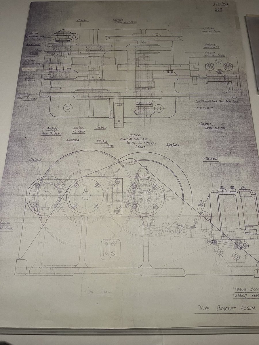 SarahLouMiller's tweet image. I’ve always found blueprints kind of beautiful. These blueprints at @bletchleypark show how engineers worked to realise Alan Turing’s maths and logic as machine. Different kinds of genius and incredibly clever ideas working together to do something amazing. #Enigma #codebreaking