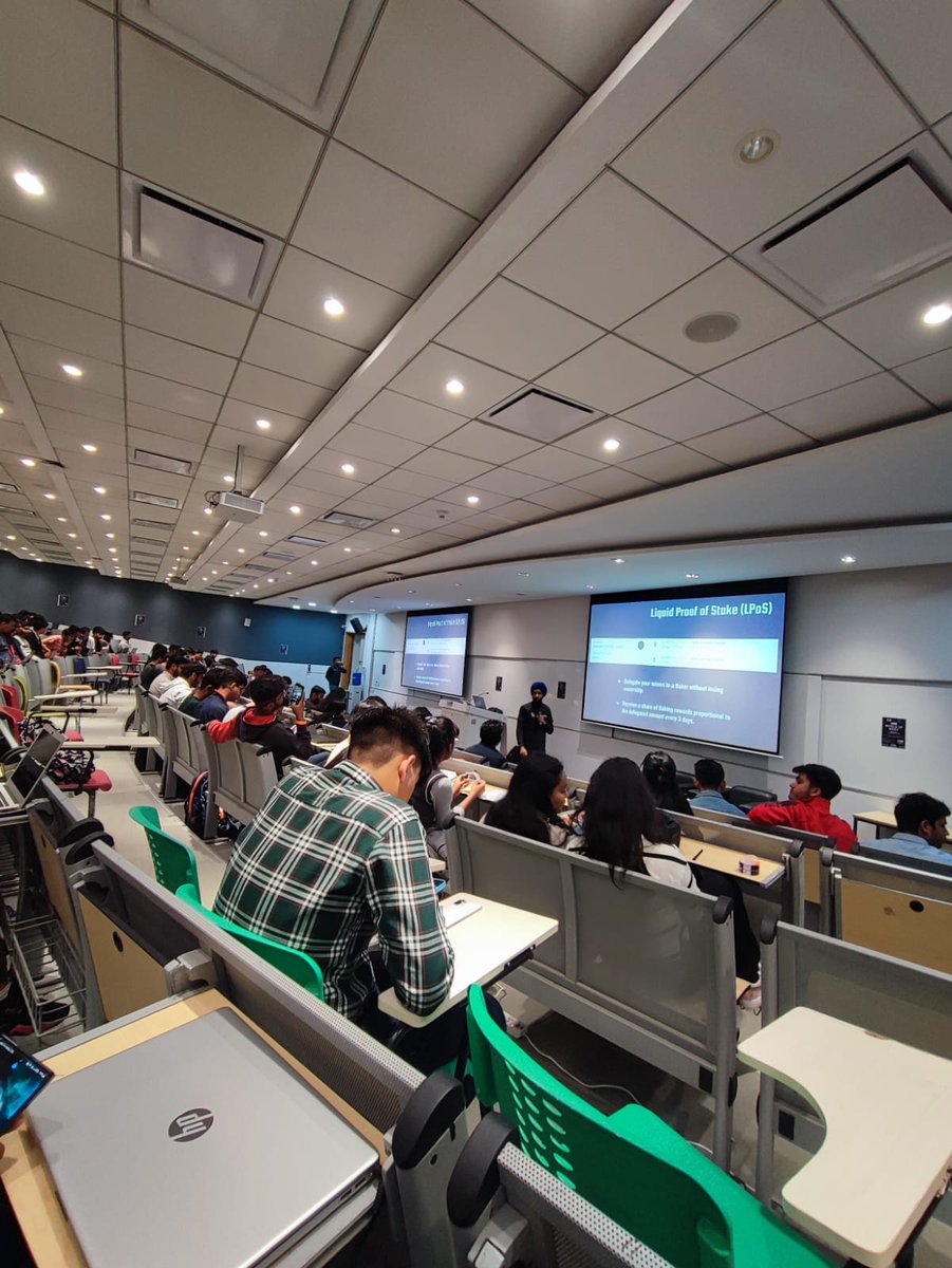 KshitijG1818's tweet photo. Attending I-Cosmic event - World of Web3 at @bennettuniv. A great experience, really learnt a lot. Thank you @tezos and @IndiaTezos for such great event. 
Special thanks to our instructor @simarpreet019.

#blockchain #learning #tezos https://t.co/O17FWEpSlF