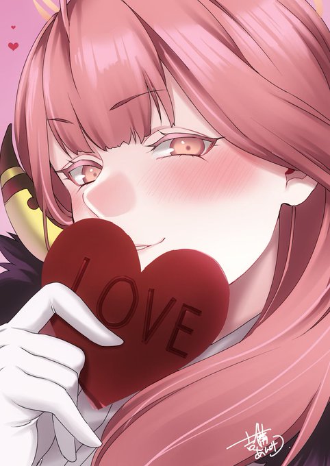 「私のチョコが欲しい?フフフ…」 #一日一陸八魔アル #ブルアカ 