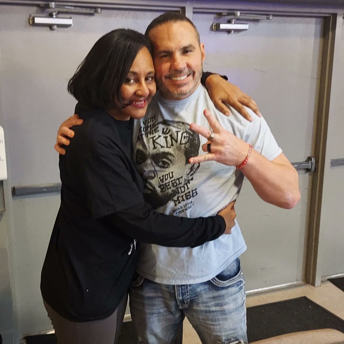 KatrenaBraxton's tweet photo. My very first MCW match and two amazing wrestlers....Kaun &amp; Matt Hardy! https://t.co/Zdn9LaXrxS