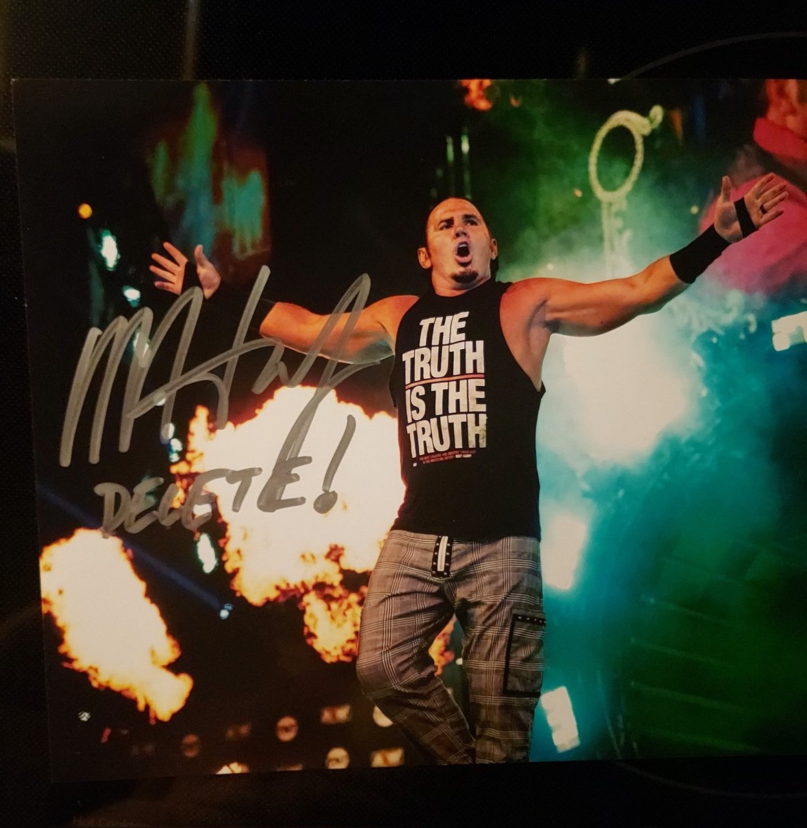 KatrenaBraxton's tweet photo. My very first MCW match and two amazing wrestlers....Kaun &amp; Matt Hardy! https://t.co/Zdn9LaXrxS