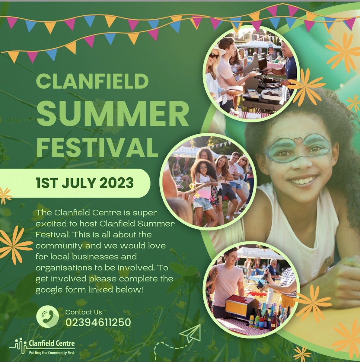 Community Centre - Volunteers to help with Summer Festival ow.ly/7YI550MIM1F