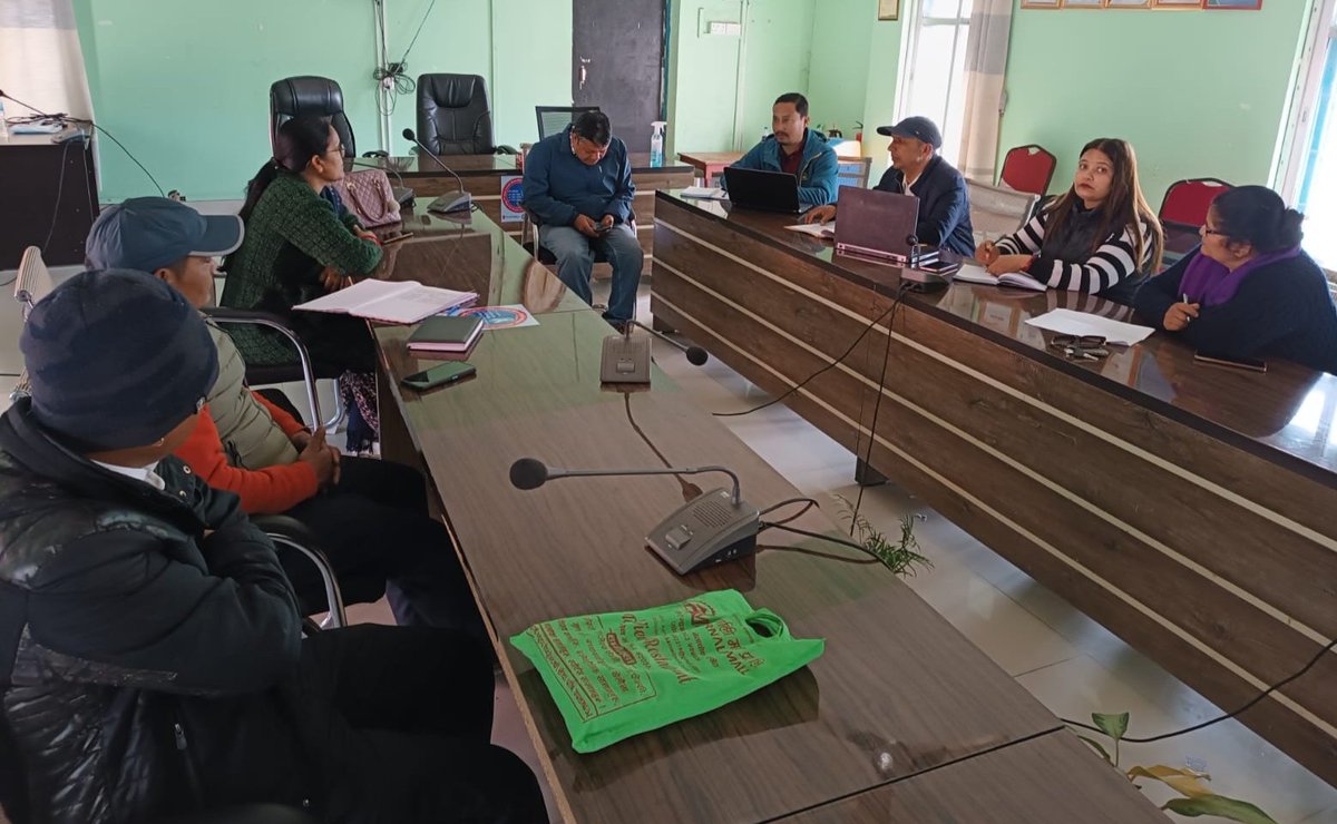 ManuSappy's tweet photo. Meeting and discussed with Private Service Providers leading by Birendranagar Municipality WASH unit on review of #FSM data collected ,HHs satisfaction formats and challenges for whole sanitation value chain. Facilitated by Raju shrestha @snvnepal @ShresthaRaj98  @TikaramBNA https://t.co/gOtDNLI5W6