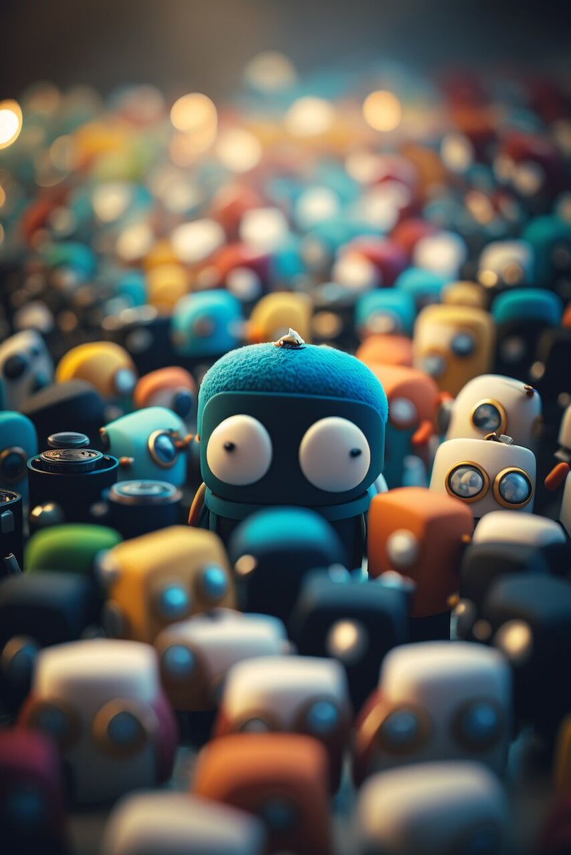 fugi_me's tweet image. So many tiny robots!! So many!.....
#robots #tiny #tinyrobots #cute #somany #ai #art #aiart #midjourney #aiartwork #midjourneyart #digitalart #dailymidjourney #generativeart #aidesign #aiartists #ArtificialIntelligence