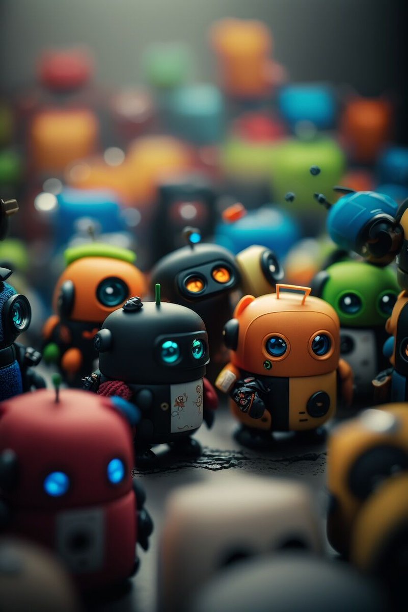 fugi_me's tweet image. So many tiny robots!! So many!.....
#robots #tiny #tinyrobots #cute #somany #ai #art #aiart #midjourney #aiartwork #midjourneyart #digitalart #dailymidjourney #generativeart #aidesign #aiartists #ArtificialIntelligence