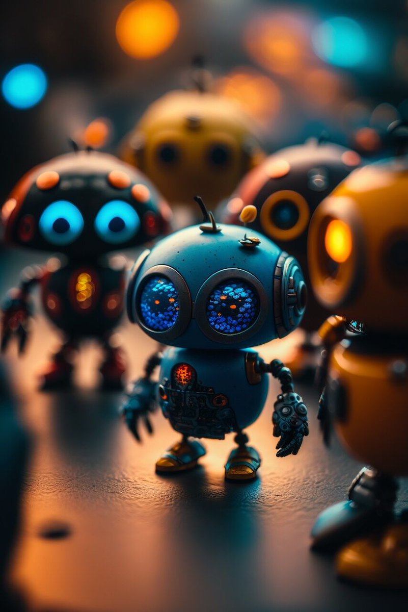 fugi_me's tweet image. So many tiny robots!! So many!.....
#robots #tiny #tinyrobots #cute #somany #ai #art #aiart #midjourney #aiartwork #midjourneyart #digitalart #dailymidjourney #generativeart #aidesign #aiartists #ArtificialIntelligence