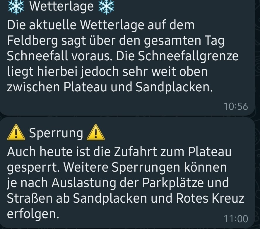 Uffbasse! #Feldberg #Taunus #Wetter #Schnee #Frankfurt #Wiesbaden #Oberursel #BadHomburg #Schmitten