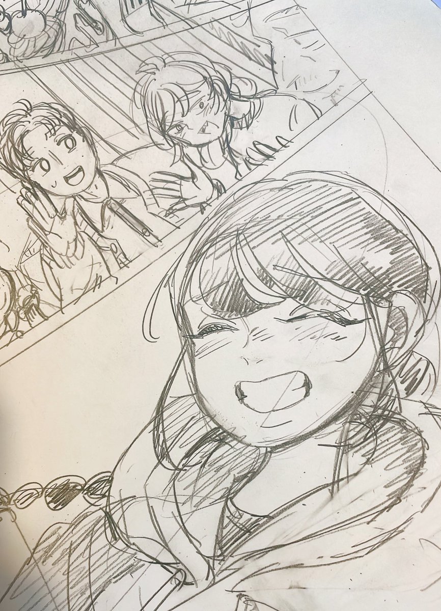 今日は下絵頑張った! 