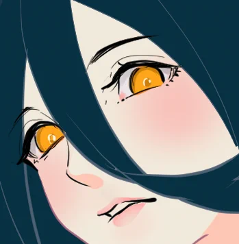 最近リアル寄りの目の描き方が好き 