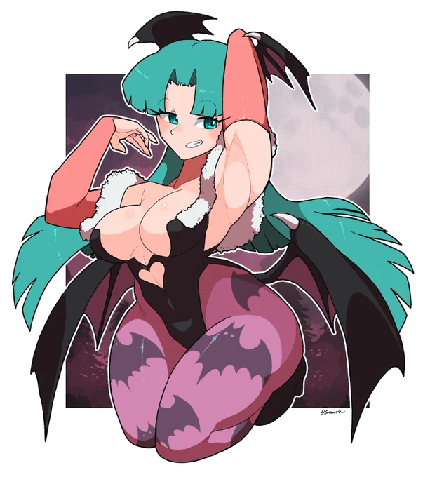 モリガンさん#格ゲーキャラ描こうぜ 