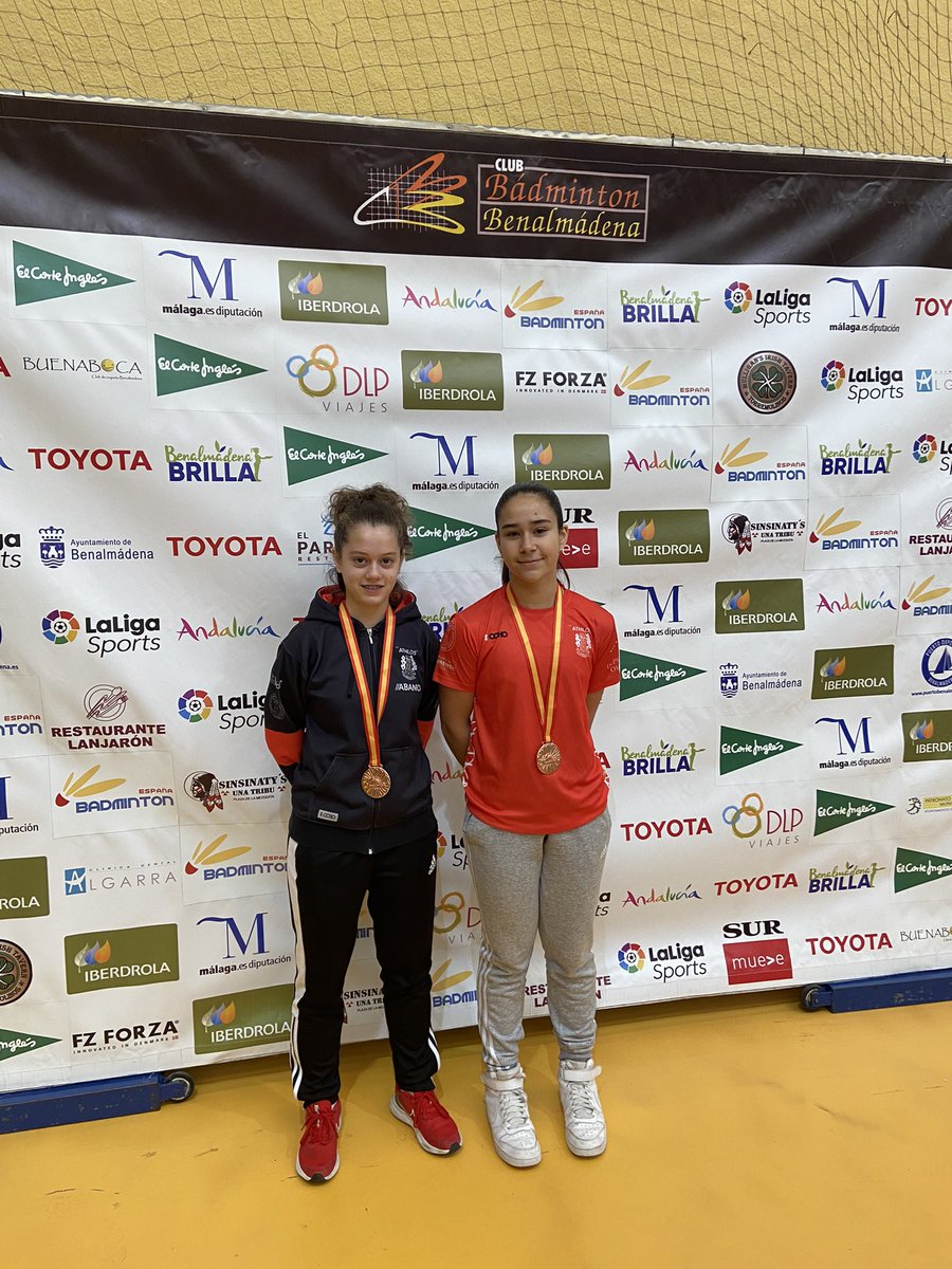 CB_ATHLOS's tweet photo. BRONCE INTERNACIONAL‼️ 🥉🥉

Paula Casas e Lucía Cid conseguen a medalla de bronce no Spanish U15-17 Open 2023 de 📍Benalmádena (Málaga)

PARABÉNS RAPAZAS🥹💪
Seguimos traballando… #LUMEEE 🔥

🖤🤍❤️ https://t.co/oTyozNsysq