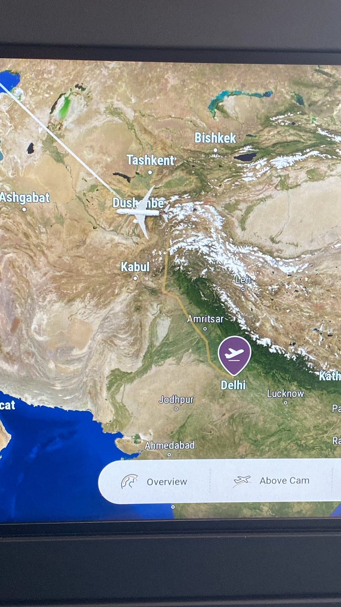 mohitjo's tweet photo. I am flying over the #Pamirs - how is your Sunday going. #MojoOnTheMove
View from 35000 ft @airvistara #onboardwifi #VistaraSightings #Travel https://t.co/PvtR1OIQmA